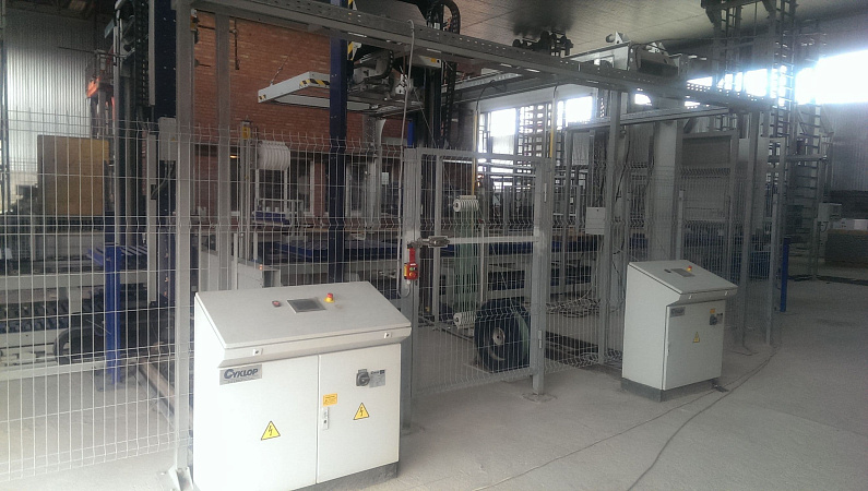 Ограждение станков на Заводе по производству бордюров  и плитки «Зенит» Ставропольский край г. Лермонтов